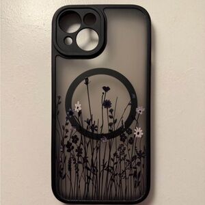 Floral Black IPhone 13 Case